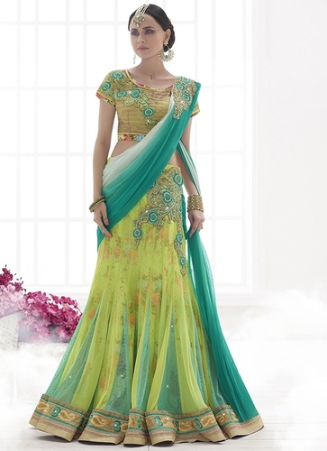 Lehanga Style Saree