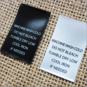 Printed Garment Labels