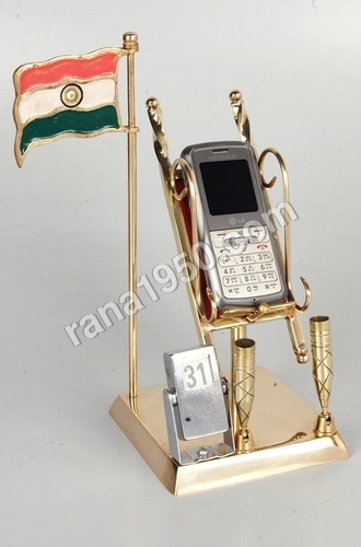 PEN/MOBILE STAND BRASS FOR TABLE