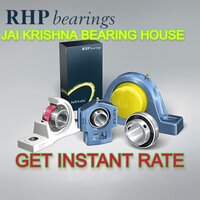 Rhp-nsk Bearing For Sugar Plant - Stainless Steel, Double Row, Silver Ball Bearing | Oil Lubrication, Angular Contact Design For Machinery Use