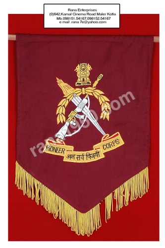 PIONEER T FLAG BANER ZARI/SILKEN BOTH SIDED