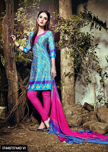 Unstitched Ladies Suits