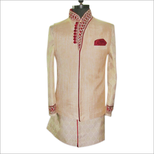 Embroidered Groom Sherwani