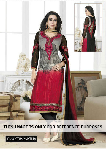 Embriodered Straight Salwar Kameez