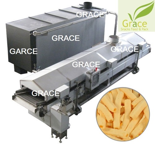 Stainless Steel Continuous Namkeen Fryer