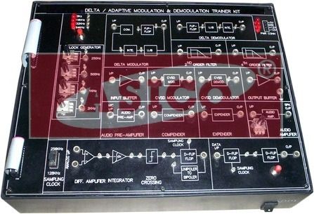 Delta , Adaptive Delta & Delta Sigma Modulation & Demodulation Trainer