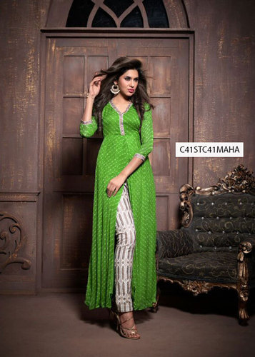 Georgette Straight Suit