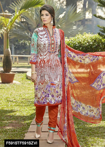 Cotton Straight Suit