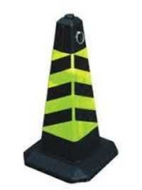 Triangular Reflective Cone With Rings