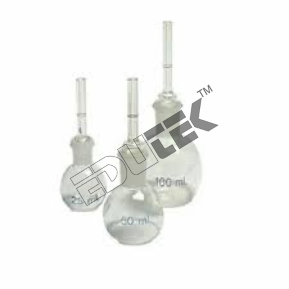 Density Bottle - Glass, 25ml to 100ml Capacity | High Accuracy, Manual Operation, Precision Measurement for Laboratory Density Testing