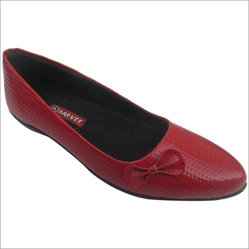 Designer Belley - Leather, Size 6-12, Red Color | Flat Heel, Stylish Comfort