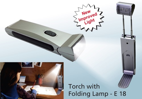 Torch with Folding Lamp