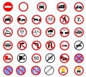 Prohibitory Road Signage Prohibitory Road Signage