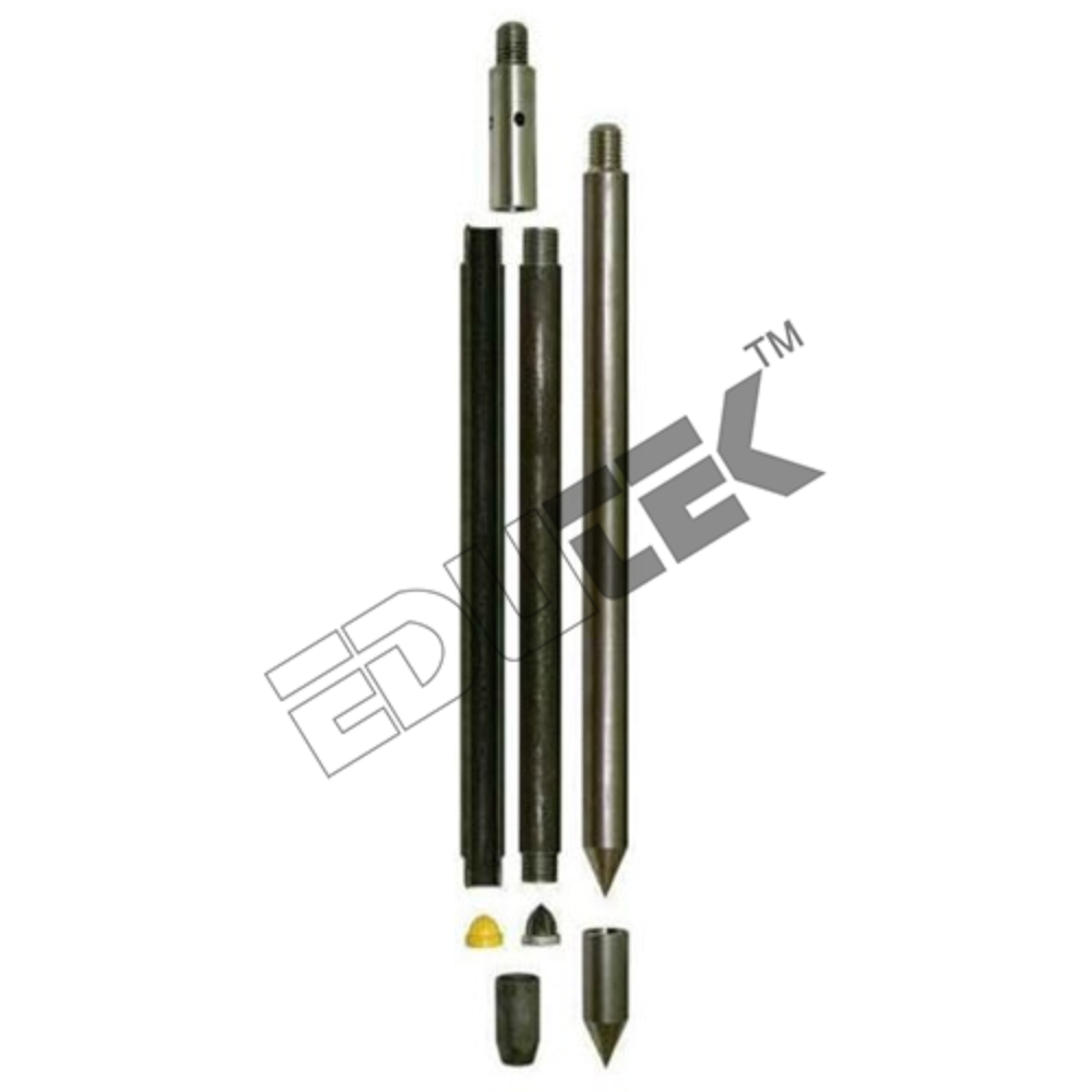 Split Spoon Sampler - Steel Tube, 35mm Inner Diameter, 50.8mm Outer Diameter, 508mm Length | Accuracy: 100%, Highly Efficient, For Laboratory Use