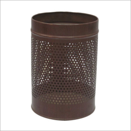 Metal Powder Coated Dustbin