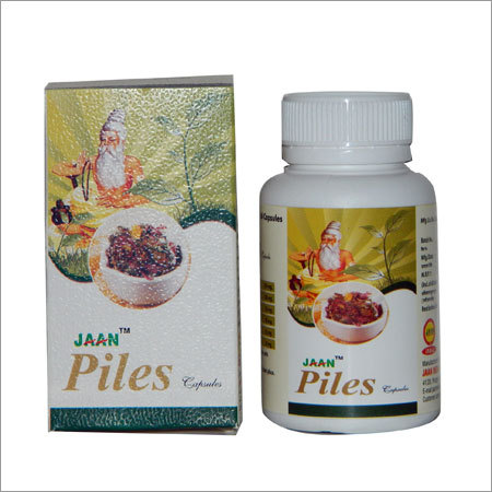Piles Capsules - Herbal, 60 Capsules | Natural, Pain Relief, Itch Relief, Safe, Effective, Hygienic