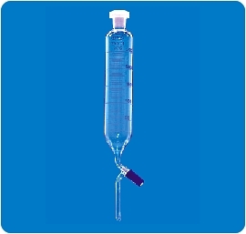 Dropping Funnels, Cylindrical Graduated with Screw Type PTFE key, Rotaflow Stopcock