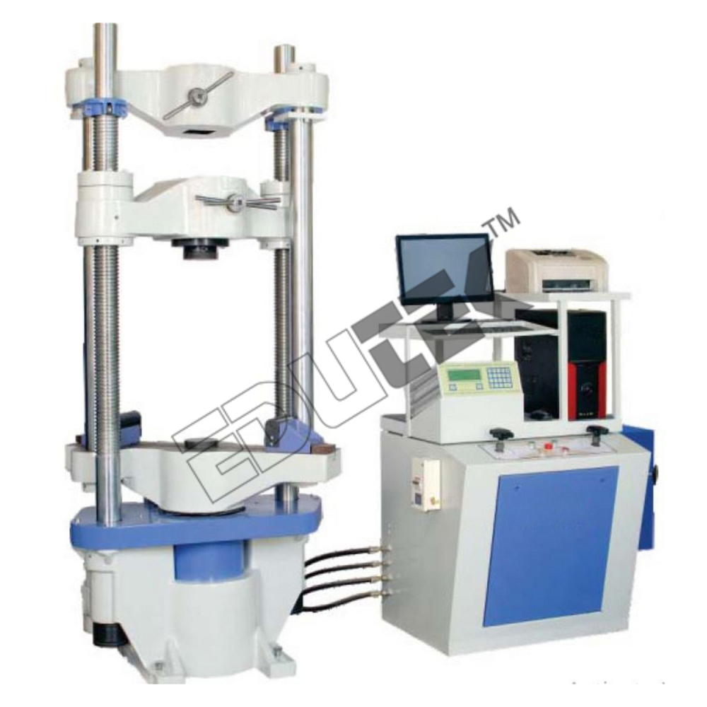 Computerized Universal Testing Machine - Capacity: 5-300 Ton, Resolution: 1/10000, Accuracy: 1% | Hydraulic System, Programmable Testing Software, Versatile Usage