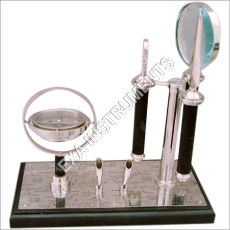 Pen Stand - Metal & Wood, 10x5x3 inches, Silver | Organized Desk, Durable, Elegant Design, Space Saving, Easy Access