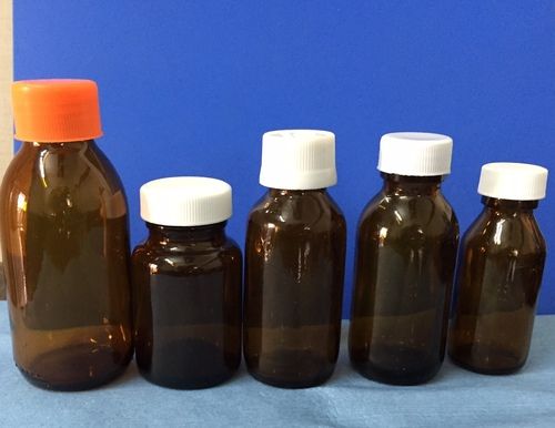 Cutomised Amber Glass Bottles