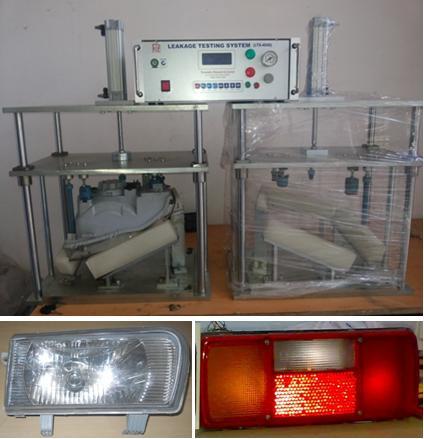 Leakage Testing Machine For Head Lamps - Color: White