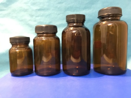Cutomised Amber Storage Bottles