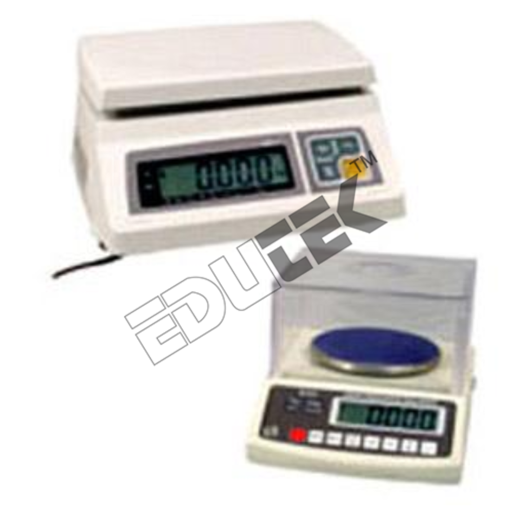 Laboratory Weighing Balances - 5-30 Kgs Capacity, Large Lcd Display, Battery Operated, Tare & Hold Facility, Double Display, Compact Design, Ac Adaptor Included
