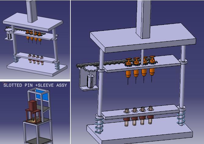 Assembly Machine For Syringes - Color: White