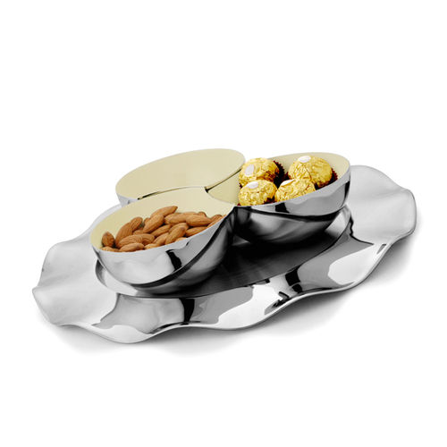 Ruffle Nut Bowl Set