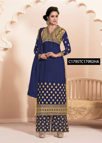 Georgette Straight Suit