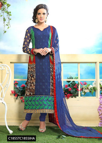 Georgette Straight Suit