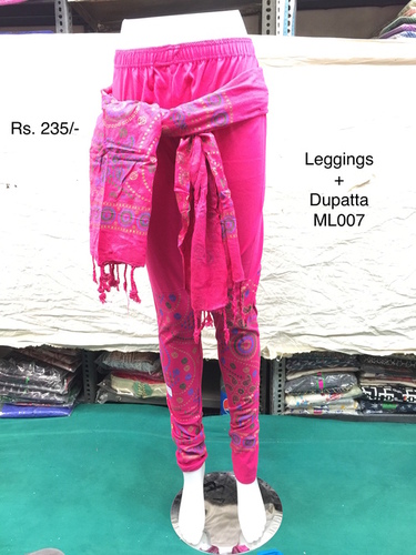 Printed Leggings And Dupatta