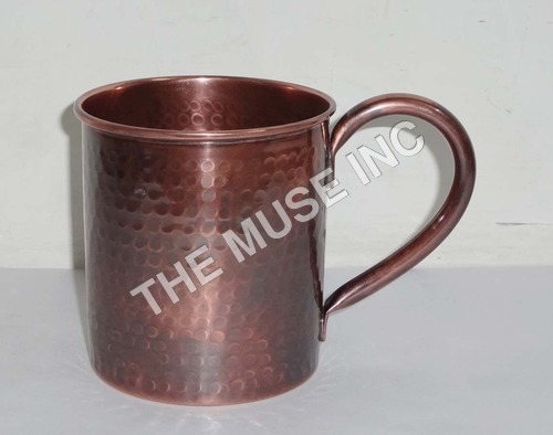 Antique Finish Copper Mugs