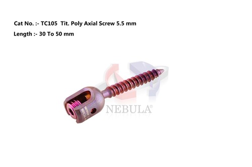 TIT POLY AXIAL SCREW 5.5 mm