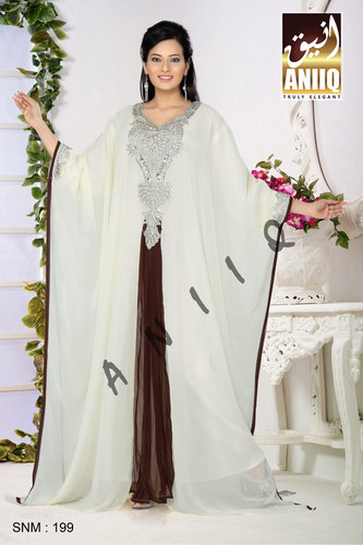 Printed Chiffon Kaftan