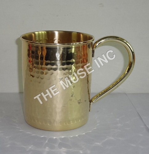 Brass Barrel Mug By THE MUSE INC