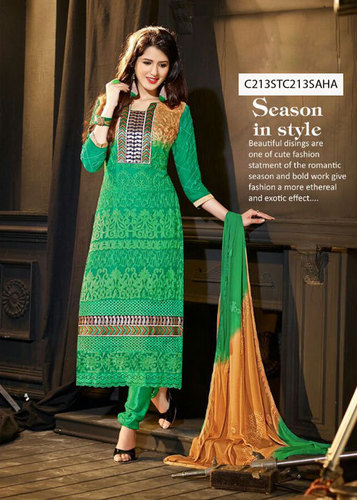 Georgette Straight Suits