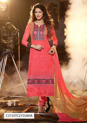 Georgette Straight Suit