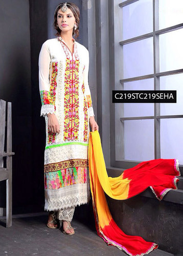 Designer Straight Suit