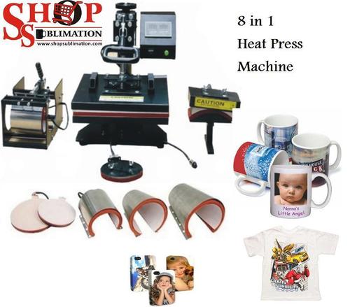 Heat Press Machine 8 in 1