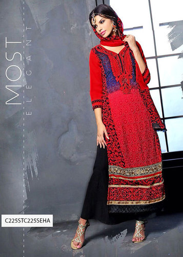 Designer Straight Suit