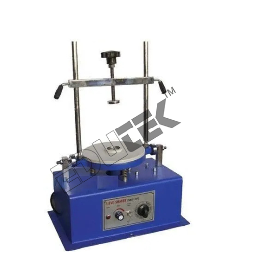 Shaking Machine Table Model Etl-111e - Steel, Variable Dimensions | Eight Sieve Capacity, Spring Action Mechanism, 0-60 Minutes Timer