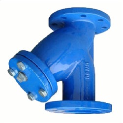 Cast Iron Y Strainer flanged type.