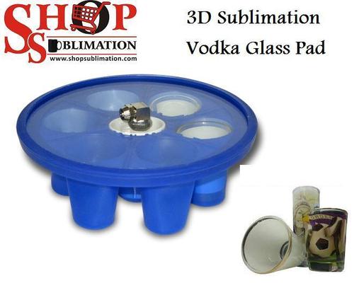 Sublimation vodka shot Glass Pad