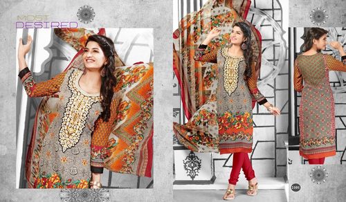 Pashmina Suits With Embrodiery