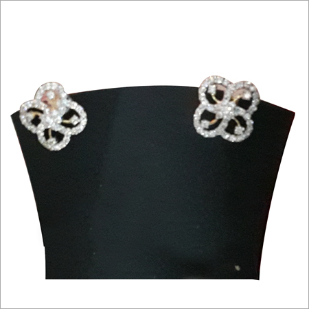 Diamond Jewellery - Diamonds & Gold, 15x15 mm, White | GIA/IGI Certified, Elegant Design, Sparkle, Durable, Versatile Pave Setting