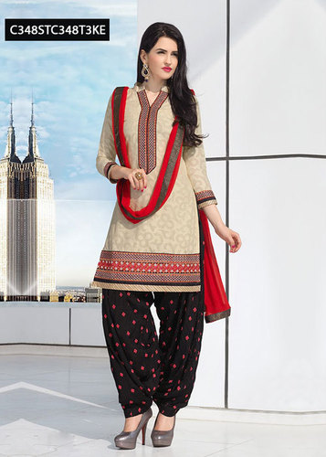 Cotton Designer Patiala Suits