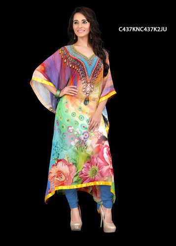 Printed Georgette Kaftan