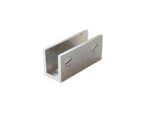 SS Finish Brass Glass Bracket