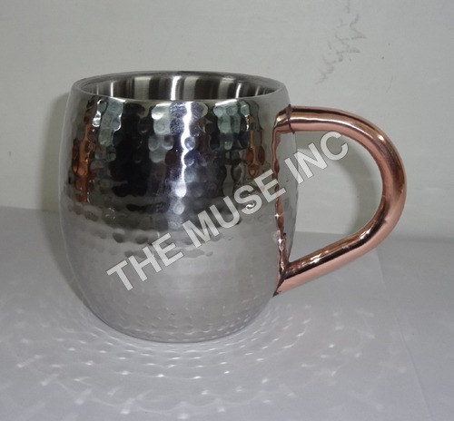 Stainless Steel Double Walled Mug By THE MUSE INC
